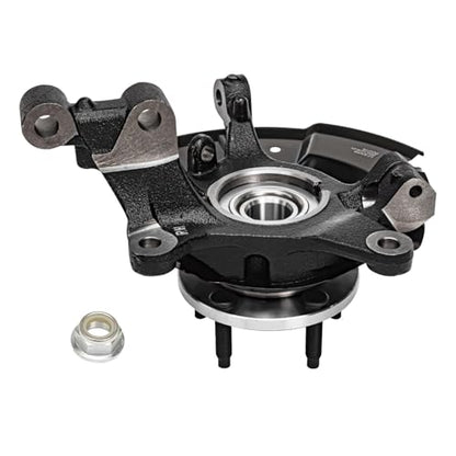 Detroit Axle - Steering Knuckles Kit for 2011-2014 Ford Edge, 2011-2015 Lincoln MKX, 2 Front Steering Knuckles and Wheel Bearing Hubs 2 Rear Wheel Bearing Hubs Replacement - size: 4UW48703-V1/Kit