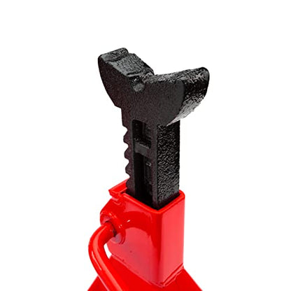 Steelman Heavy Duty 6-Ton Capacity Automotive Jack Stands, Adjustable Height, Contoured Saddle, 1 Pair - size: 6 Ton Capacity