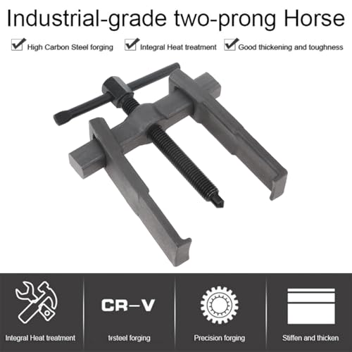 ChgImposs 2 Jaws Gear Puller, Adjustable Bearing Puller Gears, Internal External Removal Tool for Pulleys Flywheels Bearings Gears (3 INCH) - size: 3 INCH