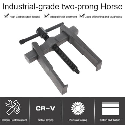 ChgImposs 2 Jaws Gear Puller, Adjustable Bearing Puller Gears, Internal External Removal Tool for Pulleys Flywheels Bearings Gears (3 INCH) - size: 3 INCH
