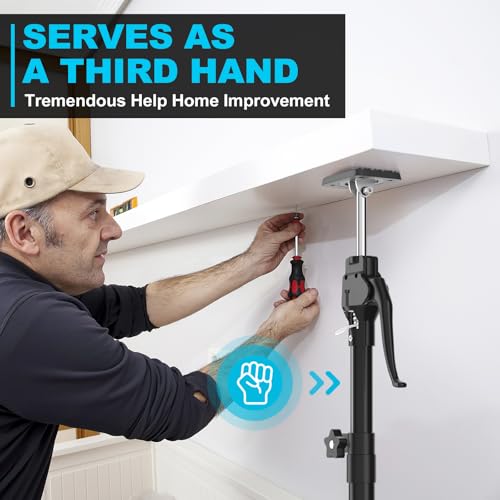 Third Hand Support Pole Heavy Duty, Cabinet Jacks for Installing Cabinets with 200 LBS Capacity and Expand from 15-4/5 to 23-3/5 in, 1-PC - size: Short 1pc（15.75 ~ 23.6 inches）