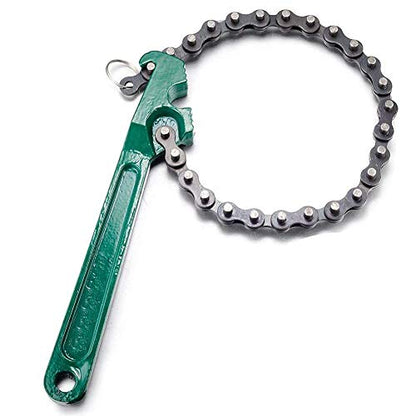 Chain Wrench, 12 inches Automotive Oil Fuel Filter Chain Wrench Pliers Adjustable Removal Remover Tool,fits 1.6" to 5.9" Diameter - size: fits 1.6" to 5.9" Diameter