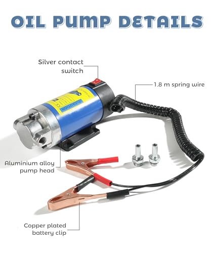 Oil Extractor Pump,Car Accessories Transmission Fluid Pump,Automotive Replacement Engine Oil Pumps,Fluid Transfer Pumps,Suitable for Motorcycles,Trucks,Tractors,Marine Engines,Lawn Mowers