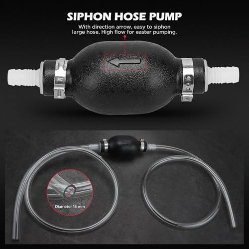 22-Piece No-Spill Coolant Filling Funnel Kit and Siphon Hose Pump, Radiator Coolant Filling Spill-Proof Funnel Kit with Adapters, Extensions, PVC Hose, Engine Oil Funnels, Towel for Universal Vehicle - size: 22 PCS - Pro Kit with Siphon Pump