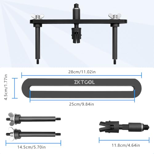 ZKTOOL New Upgraded Version Fuel Injector Puller Removal Tool Compatible with Land Rover Jaguar 3.0L 5.0L Gasoline Engine, Easily Remove Fuel Injectors Without Damage, Replaceable 310-197 - color: PLUS 310-197