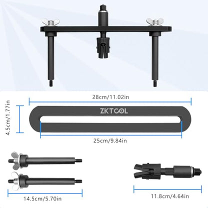 ZKTOOL New Upgraded Version Fuel Injector Puller Removal Tool Compatible with Land Rover Jaguar 3.0L 5.0L Gasoline Engine, Easily Remove Fuel Injectors Without Damage, Replaceable 310-197 - color: PLUS 310-197