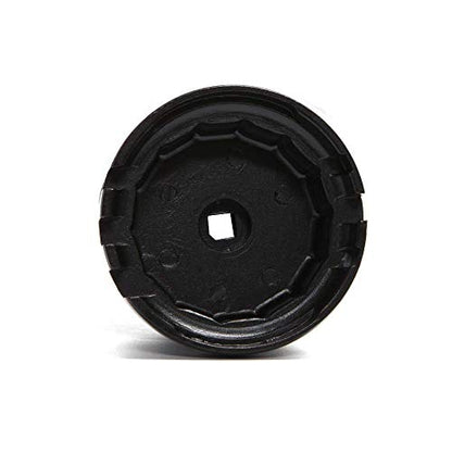 Heavy Duty Oil Filter Wrench Compatible with Toyota,Lexus,RAV4,Camry,Tundra,Highlander,Sienna Oil Filter Cap Removal Socket Tool for 2.5-5.7L Engine with 64mm Cartridge Style Oil Filter Housing