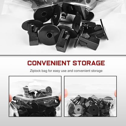 Nilight 120PCS Car Bumper Retainer Clips Bumper Fender Liner Kit for Lexus Toyota 4Runner Tacoma RAV4 Scion 75495-35010 75397-35010 90189-06065 90189-06013 with 1 Fastener Remover - color: For Lexus Toyota - 120 Clips