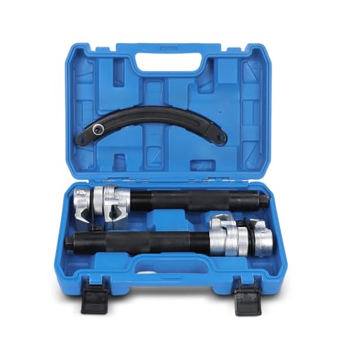 ANDPLAY Heavy Duty Coil Spring Compressor Tool Set 45# Steel, 2645 lbs Max Load, 23–280 mm Wide Jaw Capacity, Safe Strut Removal & Installation Kit Black