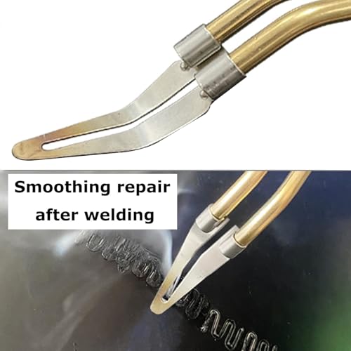 Plastic Welding Tip, 10PCS Plastic Welding Kit Smooth Tips, Replacement Welder Gun Tips for Repairing PP Barrels, Car Bumpers, Motorcycle PanelsPlastic Tip