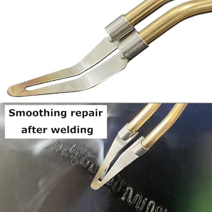 Plastic Welding Tip, 10PCS Plastic Welding Kit Smooth Tips, Replacement Welder Gun Tips for Repairing PP Barrels, Car Bumpers, Motorcycle PanelsPlastic Tip