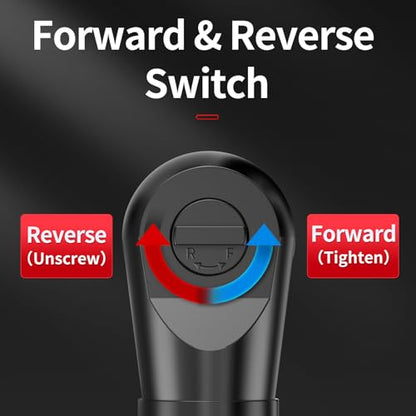 NAWIN 16.8V Electric Ratchet Wrench, 3/8" cordless ratchet with 2 Batteries, 40 Ft-lbs, Ultimate Mechanic Tool Set, Ratchet Wrench 3/8", Power Ratchet Tool Kit (Extended Cordless Ratchet)