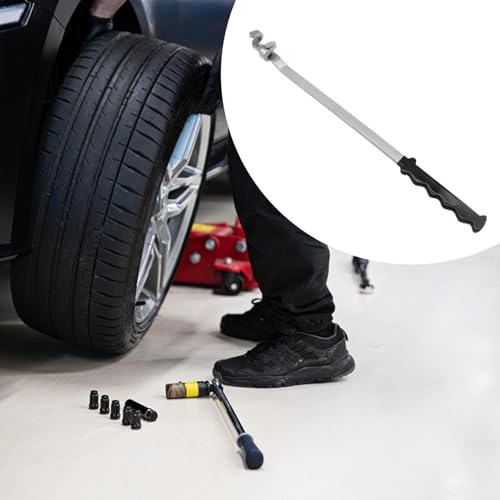 harayaa Wrench with Lug Nut Wrench Spanner Handle and Breaker Bar Amplifier Tool Crafted from High Hardness Steel and Ergonomic Grip