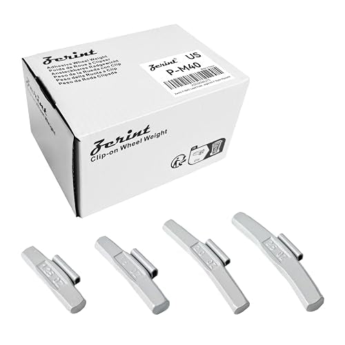 P-M40 Wheel Weight Kit P Style ;Grey 40pcs/kit: 1 1/4oz, 1 1/2oz, 2oz and 2 1/2oz 10pcs Each - size: P-M40