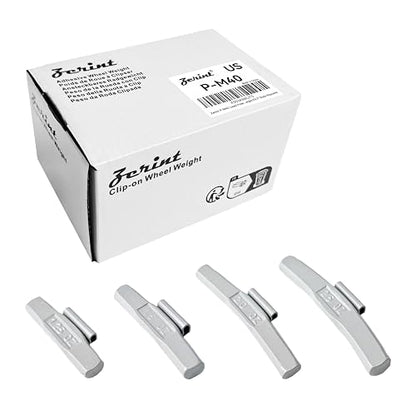 P-M40 Wheel Weight Kit P Style ;Grey 40pcs/kit: 1 1/4oz, 1 1/2oz, 2oz and 2 1/2oz 10pcs Each - size: P-M40