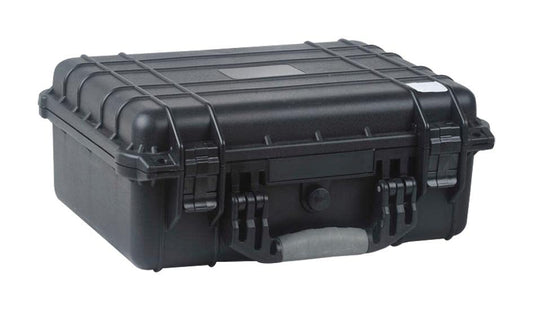 multicomp PRO Large and Medium Size Weatherproof Equipment Cases, made of Polypropylene Plastic, Black with Foam Insert (13.5" X 11.5" X 6" (L x W x H)) - size: 13.5" X 11.5" X 6" (L x W x H) (BLACK)