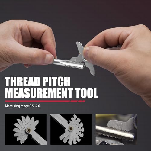Helicoil Thread Repair Kit 262 Pc Metric & SAE Helicoil Repair Kit Includes M5 M6 M8 M10 M12 1/4" 5/16" 3/8" 7/16" 1/2" Kit with Thread Gauge - size: 10 sizes, style: Metric & SAE Set, 262 pcs