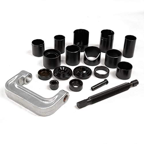 DAYUAN 21PCS Master Ball Joint Press Service Kit for 2WD 4WD Vehicle | Upper & Lower Ball Joint Service Kit，Removes & Installs Ball Joints，Brake Anchor Pin Tool，Carbon Steel，Red Case
