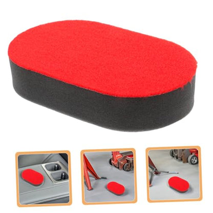 Holibanna Car Wax Applicator Pads and Tire Shine Brushes 4pcs Set Soft Sponge Cleaning Tools for Car Tire Polishing and Waxing Automotive Exterior Care
