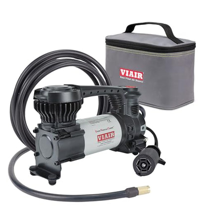 VIAIR Digital EVC88P7 - Portable Air Compressor Tire Inflator for Car, Truck, SUV & RV | Preset Automatic Shut Off Feature | 7-Way Trailer Connector Plug - style: Digital Auto w/Trailer Plug