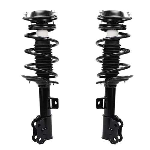 Detroit Axle - Front Struts Sway Bars for 2011-2016 Hyundai Elantra Complete Front Quick Install Ready Struts w/Coil Spring Assembly Sway Bar Links 2012 2013 2014 2015 Replacement Suspension Kit - size: 4QS1300508/Sway Kit