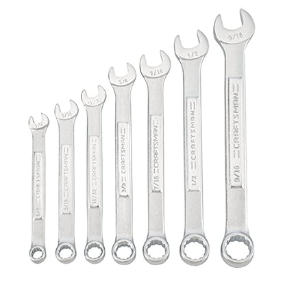 CRAFTSMAN SAE WRENCH SET IN POUCH, 7PC (CMMT21085) - style: SAE Wrench Set