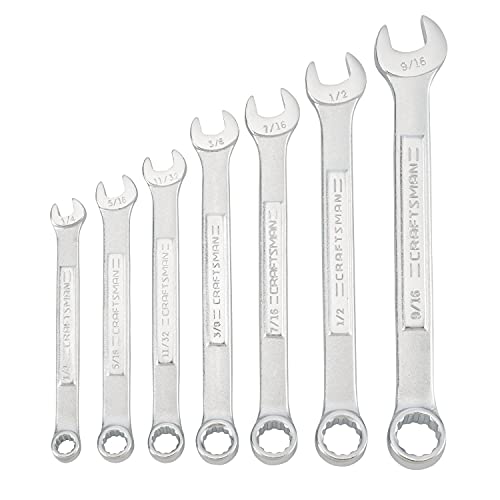 CRAFTSMAN SAE WRENCH SET IN POUCH, 7PC (CMMT21085) - style: SAE Wrench Set