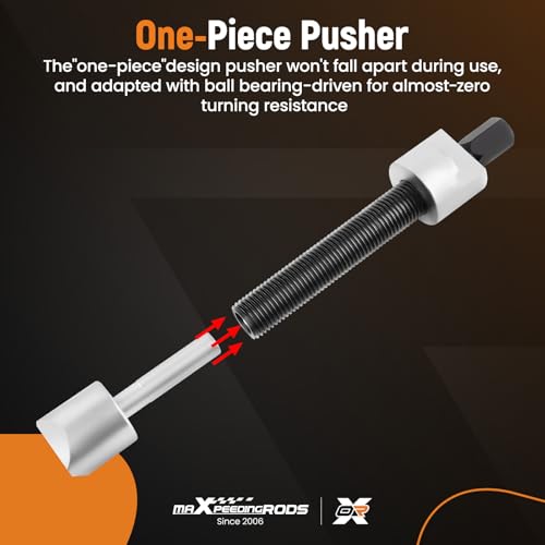 maXpeedingrods Dual Wheel Separator Tool Kit, 4 Pcs Wheel Hub Removal Tool | One-Piece Pusher Dual Wheel Separator Tool Set with 11 Threads, for Truck, Bus, Van, Trailer - style: for Truck, Bus, Van, Trailer