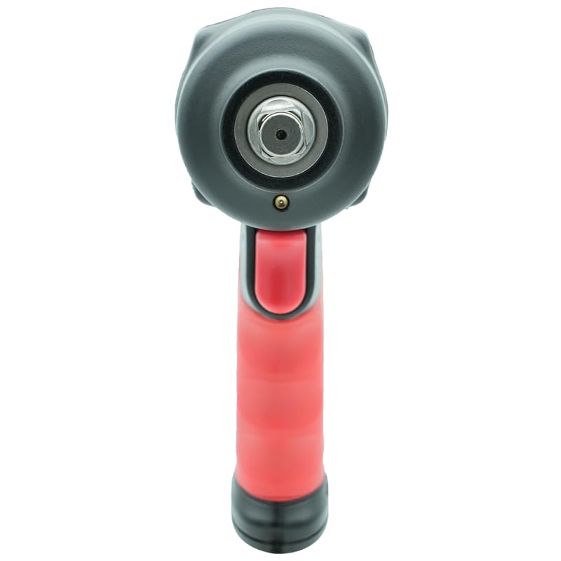 BESWELL BW-112FN-A 1/2-Inch Air Impact Wrench, 1254 Ft-Lbs Max Torque | Heavy-duty twin hammer pneumatic gun effortlessly tackles automotive repairs, tire changes, and demanding garage shop work.