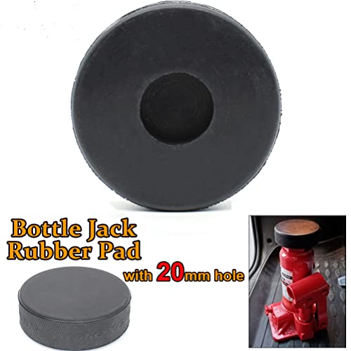 AUTOXBERT Bottle Jack Rubber Pad Anti-Slip Adapter Support Block Car Lift Tool for Most 2 Ton Bottle Jacks Jacking Points Universal Repair - size: 20MM