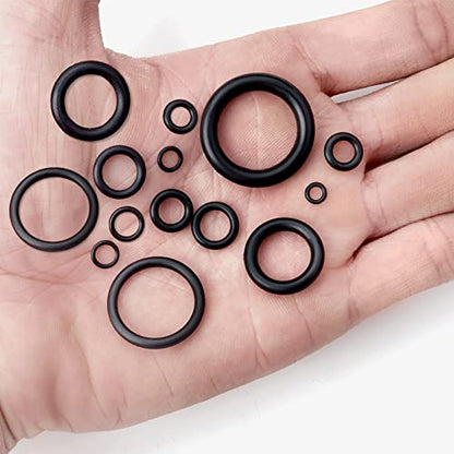 ZDBB 1280 Pcs 24 Size Rubber O-Ring Assortment Kit with Pick and Hook Set for Pressure Washer Faucet Plumbing OD 6mm-28mm