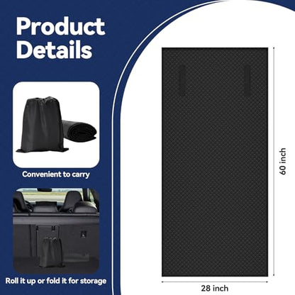 Heavy-Duty Crawler Rolling Mat，60x28 Inch Under Car Repair Mat, Automotive Creepers for Low Clearance, Portable Under Dash Creeper