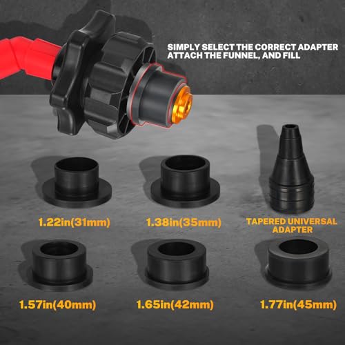 BILITOOLS Coolant Funnel Kit, Automotive Radiator Coolant Filling Tool | No-Spill Universal Radiator Cooling System Bleeding Burping Tool Kit with Vent Tube