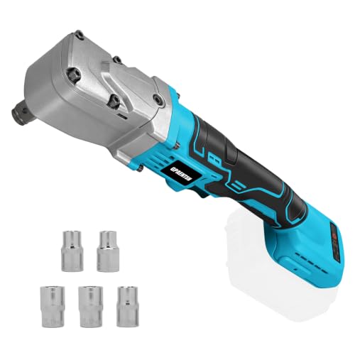 1/2" Right Angle Impact Wrench 206 ft-lbs for Makita 18V Tool | Brushless Motor, 280 Nm Torque, Tight Space Angle Head, Variable Speed Trigger, Auto Repair, Bare Tool Only - color: Makita