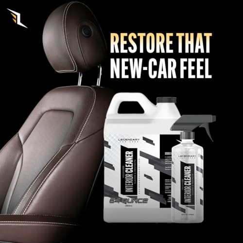 Legendary Interior Cleaner 16oz (2Pack) - All Purpose Interior Detailer & Carpet Cleaner for Cars - Safe on Leather, Plastic, Vinyl, Upholstery & Dashboard - UV Protectant - Tough on Stains & Dirt - size: 16 Fl Oz (Pack of 2)