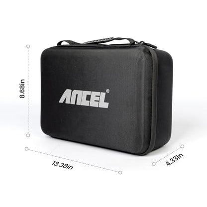 ANCEL EVA Hard Protective Case for V5 HD PRO Heavy Truck Scanner, Waterproof Shockproof Storage Bag with Large Capacity, Smooth Zippers and Easy Carry Handle, Travel Ready - style: Case for V5HD PRO