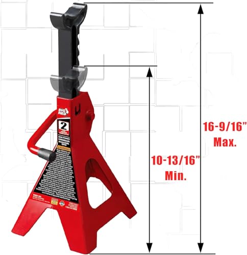 BIG RED Torin Hydraulic Trolley Floor Jack Combo with 2 Jack Stands, 2 Ton Capacity (T82001) - style: 2 ton jacks combo