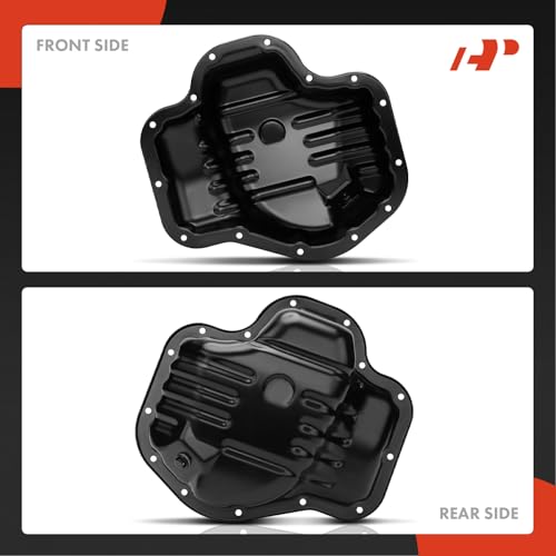 A-Premium Engine Oil Pan with Drain Plug Compatible with Toyota Camry Solara 2002-2006 Corolla Matrix 2009-2013 Highlander 2001-2007 RAV4 2004-2005 L4 2.4L Gas 2AZ-FE