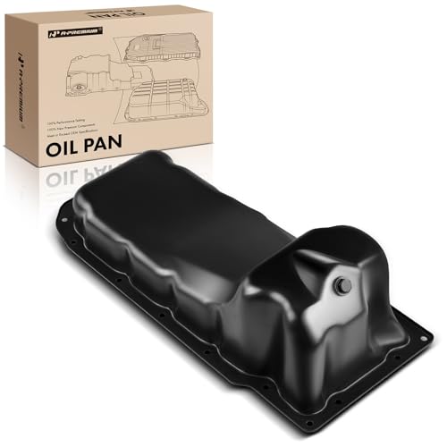 A-Premium Engine Oil Pan Sump with Drain Plug Compatible with Ram 1500 2011-2013, Dakota 2011 & Dodge Ram 1500 2005-2010, Durango 2000-2003, Dakota 2000-2010 & Mitsubishi Raider, V8 4.7L