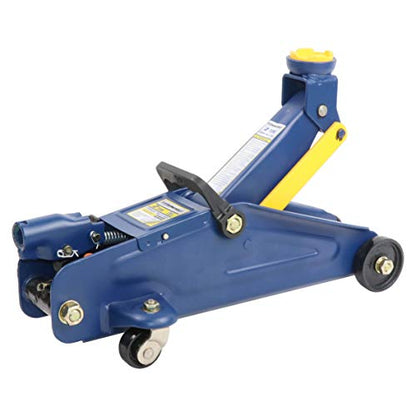 Stronghold 2-Ton Trolley Jack – Heavy-Duty Hydraulic Floor Jack with Safety Valve - 5-1/8" to 12-3/4" Lift Range - Steel Construction - Meets ASME/PASE Standards