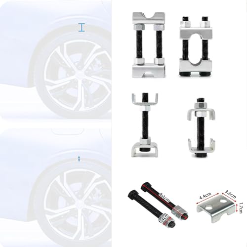 8 PACK Coil Spring Spacer,Spring Spacer-Clamps,Adjustable Coil Spacer -Lift Or Lower 1" Up To 2",Mini Coil Spring Compressor Strut Shock Absorber - size: 8PCS Coil Spring Spacer