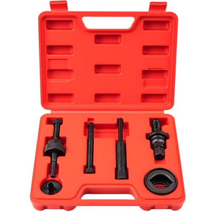 Pulley Puller Installer Kit, Power Steering Pump Pulley Removal Tool for Multi-Vehicle, Fits F/or/d, G/M, V/W and Ch/RYS/ler, Works with Steering Wheel Puller Kit for Power Steering Tasks