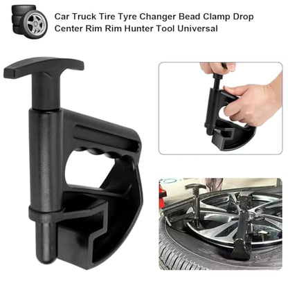 Bittwee 2PCS Car Tire Changer, Nylon Vehicle Tire Bead Clamp Drop Center Tool, Heavy Duty Automotive Rim Pry Tire Changer Wheel Changing Helper Accessories, Universal for Most Cars