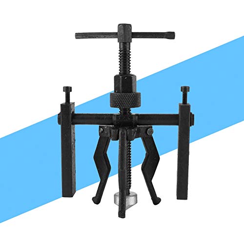 Qiilu Bearing Puller, 3 Jaw Bearing Puller Bushing Gear Extractor Wheel Bearing Puller Heavy Duty Automotive Machine Tool Kit for Car SUV 200mm Long