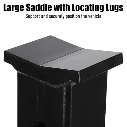 22 Ton (44,000 Lbs) Heavy Duty Pin Type Jack Stands, Professional Car Jack Stands with Locking Pin, Adjustable Height 11-18" Fit for Supporting Trucks, Cars, SUVs and Most Auto Repair, 1 Pair