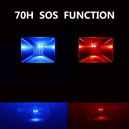 OYOCO 15W Work Light with Magnetic Base,LED Flood Light,180° Rotatable,Waterproof Spotlights, 3 Light Modes,6.5 Runtime-Hands Free for Construction,Car Repair,Camping,Emergency - color: Black
