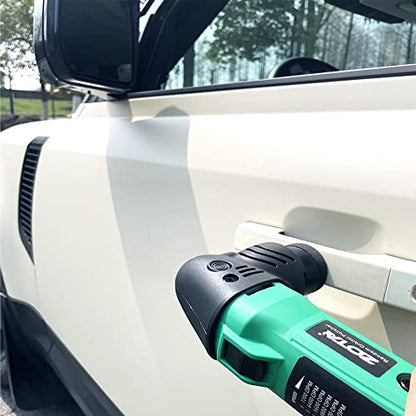 ZOTA Mini Polisher, 2-inch/ 3inch Car Buffer Polisher with 8mm Random Orbital,Car Polishers and Buffers for Car Detailing,Variable Speed Small Buffer Polisher. - color: Green