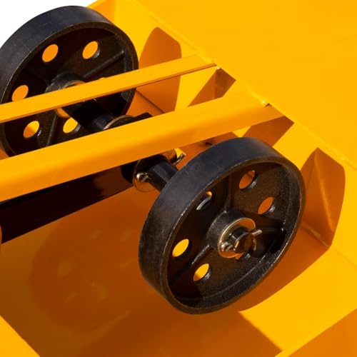 Heavy Duty Truck Ramps for Oil Changes, 20 Ton Capacity Car & Truck Service Ramps, Wide Wheel Lift Ramps for Maintenance, Pair, Yellow