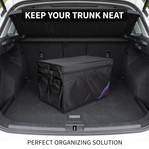 Non-slip Car Organizer, Multi-Use Collapsible Car Storage Box, Portable Auto Cargo Storage Bin for Car SUV Truck, Waterproof Outdoor Camping Picnic Storage Container,