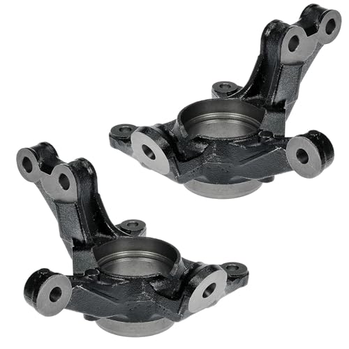 Detroit Axle - 4pc Front Loaded Knuckles Kit for 2009-2019 Toyota Corolla 2009-2013 Matrix, 2 Steering Knuckles 2 Press Wheel Bearings 2010 2011 2012 Driver and Passenger Side Replacement - size: 4UW471864/Kit